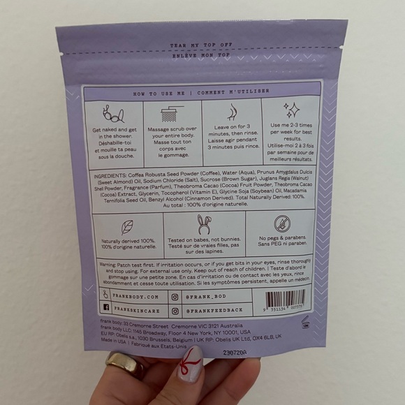 Frank Body Cacao Coffee Scrub - Picture 3 of 4